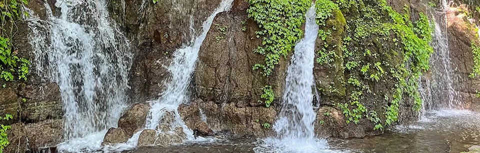 Los Chorros de la Calera waterfall in El Salvador